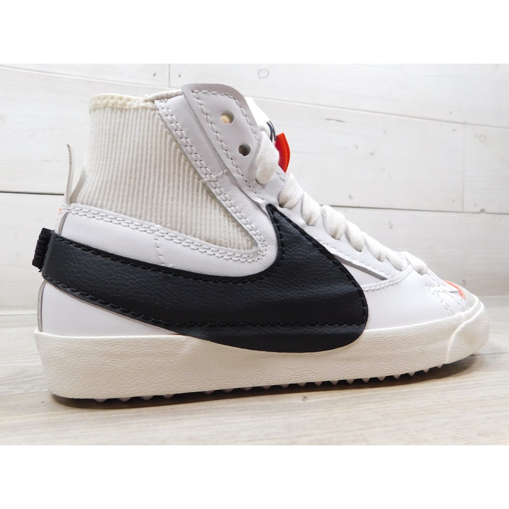 Nike Blazer Mid '77 Jumbo White Black Men's Lifestyle Shoes DD3111-100 Mens 7.5 - Picture 4 of 11